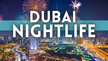 Dubai Nightlife street walk