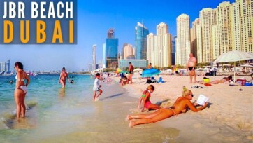 JBR Beach Dubai vlog