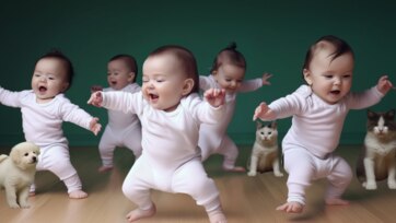 Jingle Bells Song babies Dance Version